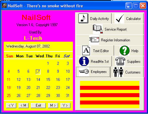 NailSoft Screenshot